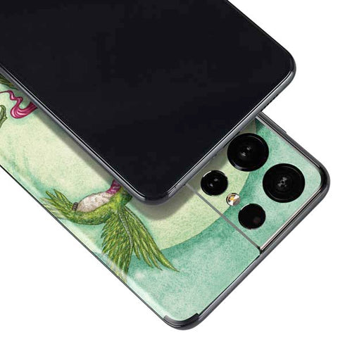 Amy Brown Flirting Fairy and Hummingbird Galaxy S21 Ultra 5G Skin
